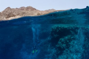 Blue Hole in Dahab, Süd-Sinai, Ägypten