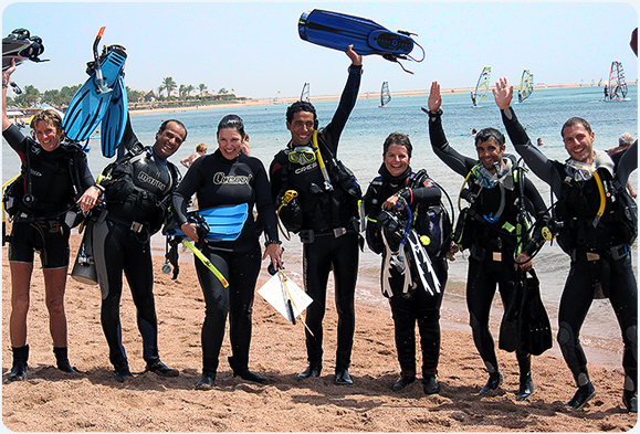 Happy instructors