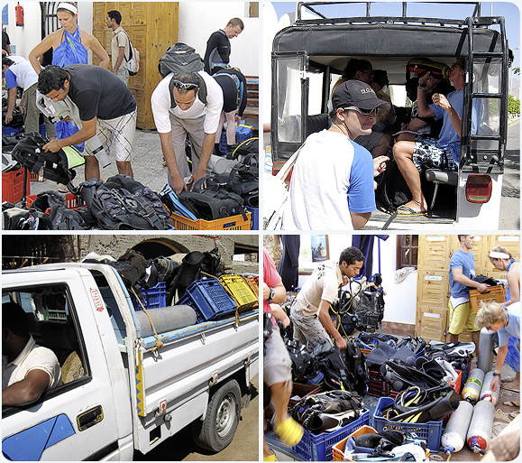 preparing equipment