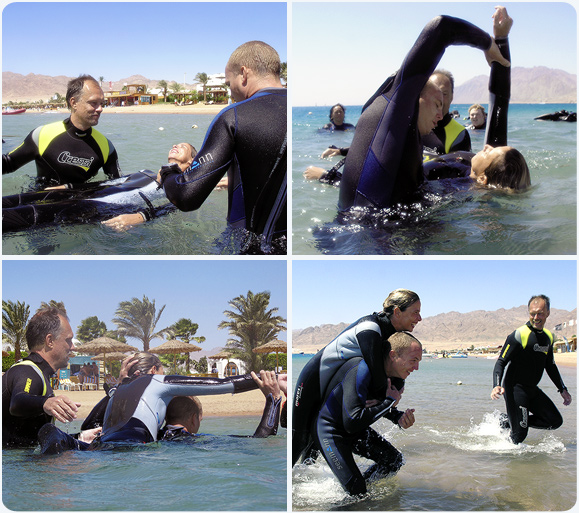 Peter, Hendrik & Giovanna: Rescue Training